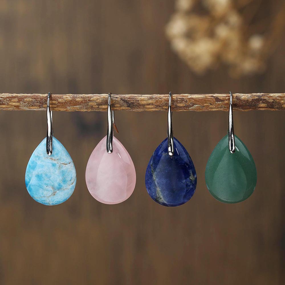 Серьги из натурального камня Zhuhang Jewelry, стильные серьги с аметистом и тигровым глазом, высококачественные серьги на крючках, оптовая продажа