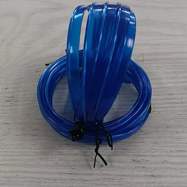 EL Cold Light Mask Car Atmosphere Light Luminous Line Set Skirt Line with Edge Line Zhejiang Ningbo Specializes in Production