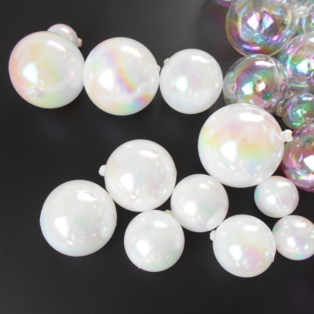 Colorful Transparent Ball Birthday Cake Decoration Ball Insert Bubble Colorful Party Baking Ornament Colorful Fantasy