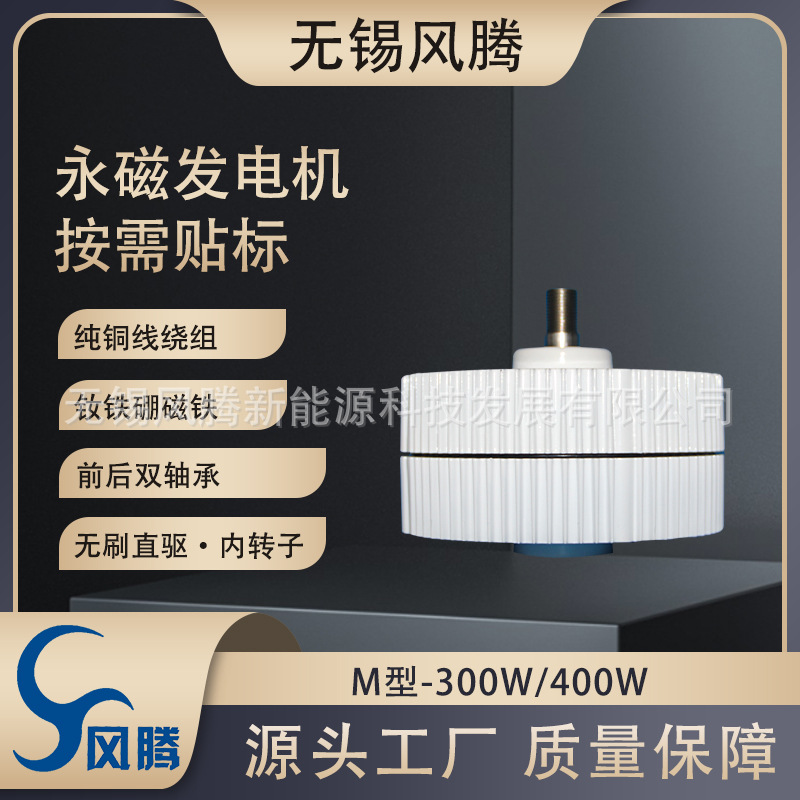 M-300Вт 12В24В48В трехфазный переменный ток редкоземельный генератор турбинный генератор может быть промаркирован для отправки