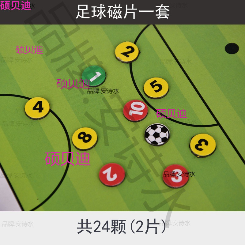 Football Tactical Board Explanation Command Board Football Board Accessories Whiteboard Magnetic Particle Magnetic Sheet Magnetic Arrays Tactical Board