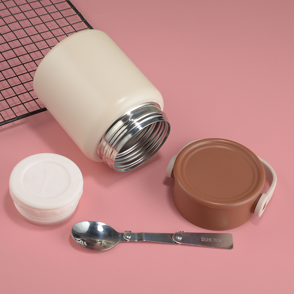 Braised beaker 316 stainless steel stew pot office workers portable thermos silver ear porridge stew pot laser logo