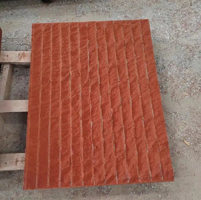Factory Direct Sales of High-Quality Red Sandstone, Used for Wall and Floor Installation, Dry Hanging Stone