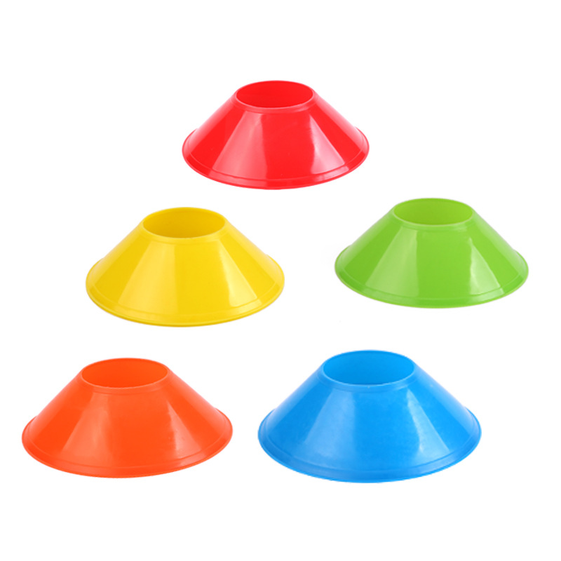Mini Round Mouth Sign Disc Football Game Training Obstacle Sign Disc Soft and Durable Cone Football Sign