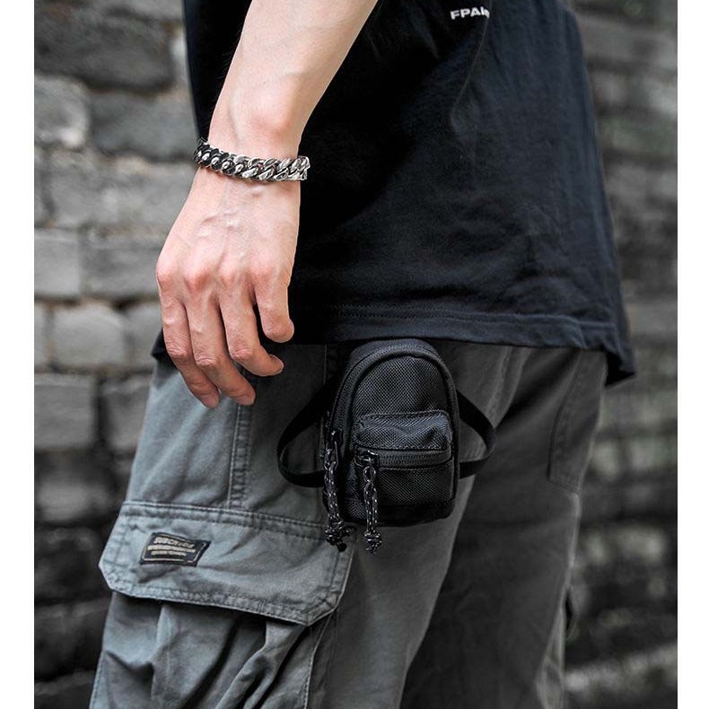 Backpack Bag Vice Earphone Bag Card Bag New Small Lightweight Key Mini Pendant Coin Purse Storage Bag Men's Hanging Bag