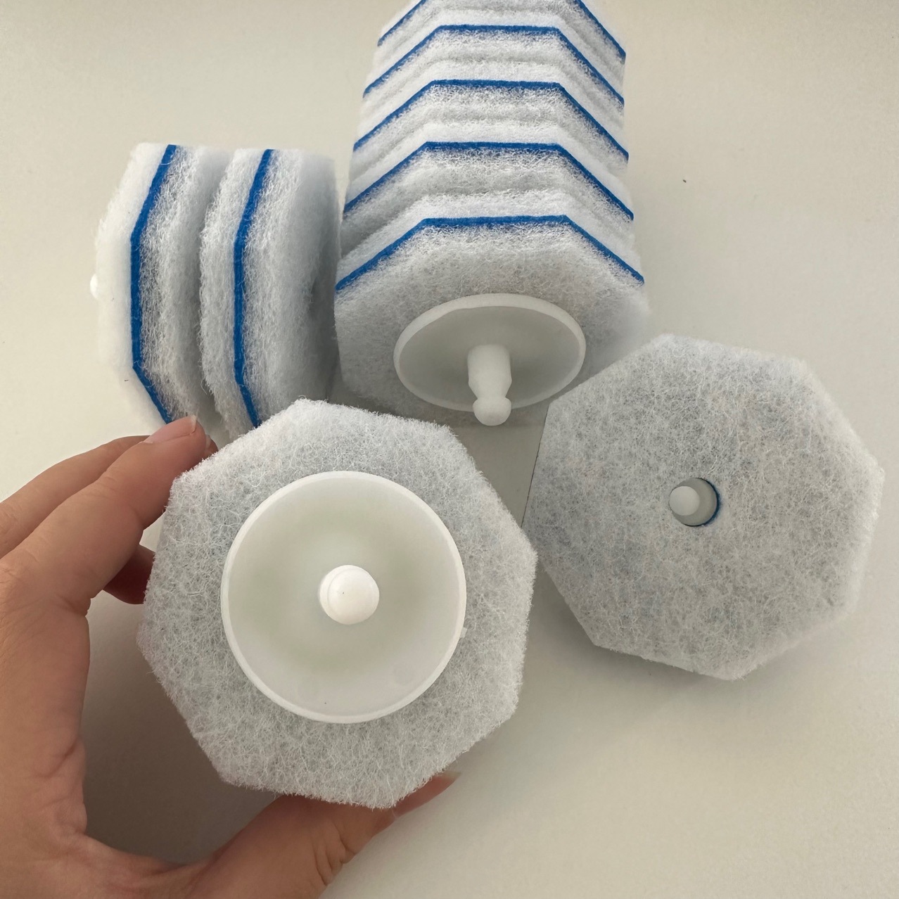 Disposable Toilet Brush for Household Use Without Dead Corners for Washing Toilets and Bathroom Fiber Replacement Brush for Sale in Stock