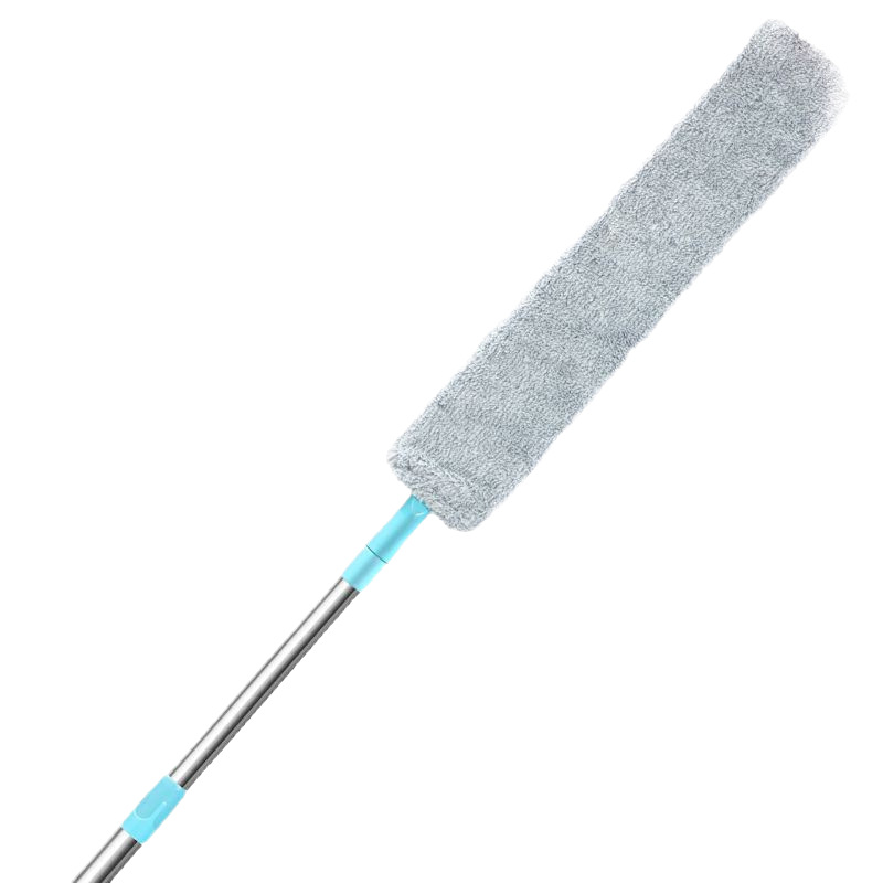 Extended Telescopic Dust Duster with Bendable Stainless Steel Rod, Electrostatic Adsorption, Dust-Free, Cleaning Tool for Under-Bed Gaps
