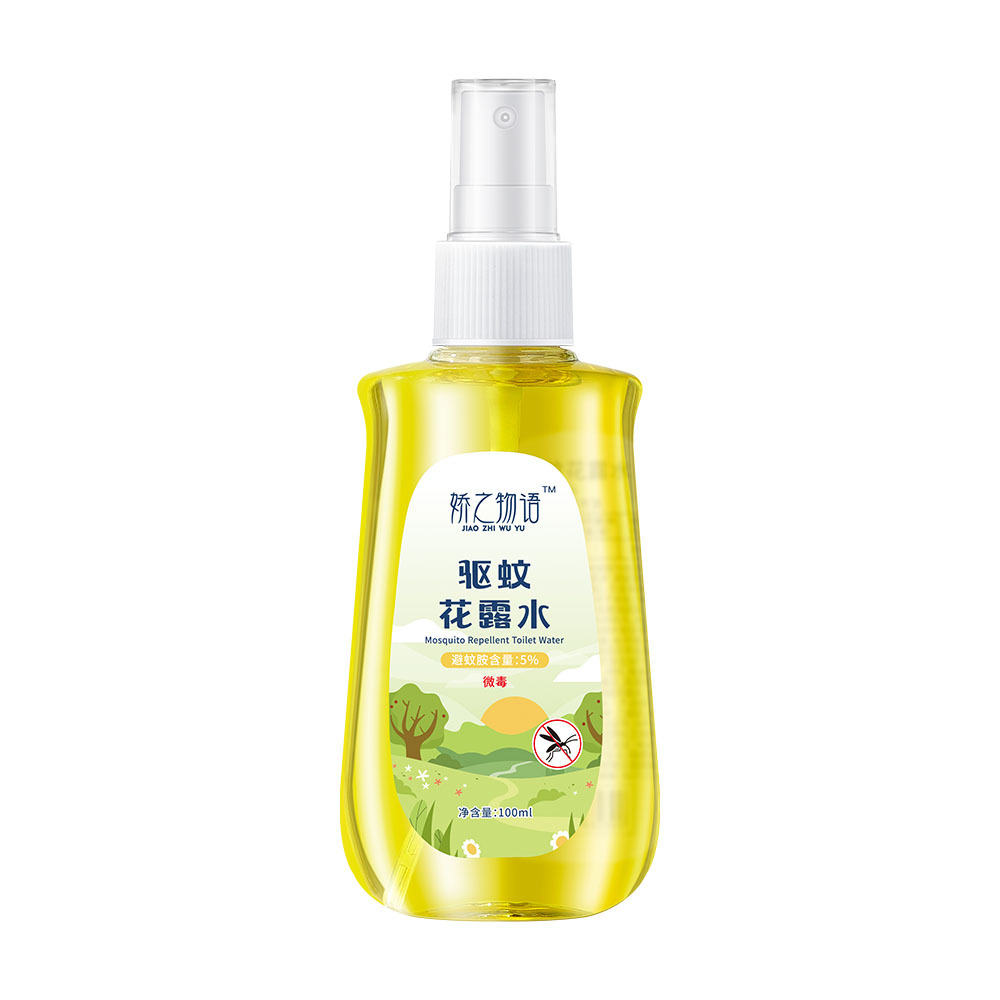 Wholesale Jiao Zhiyu mosquito repellent toilet water outdoor clear cool anti-bite mosquito repellent liquid mosquito repellent spray 100ml