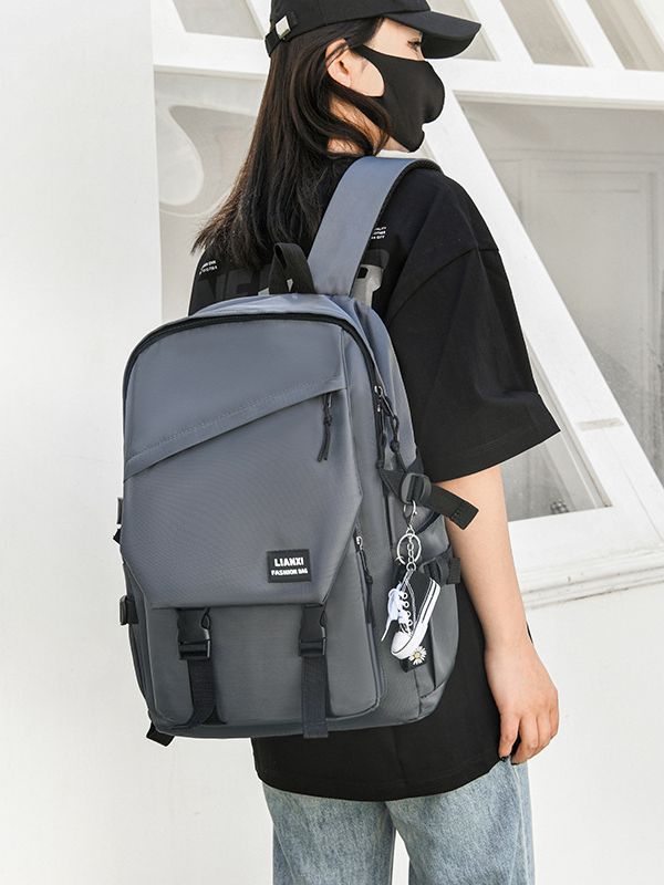 Schoolbags for Male College Students, Daily Travel Backpacks, Men's Backpacks, Women's Korean Version, Simple and Versatile Travel Computer Bags for Women