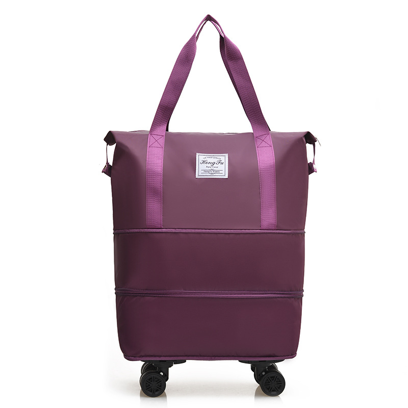 2025 travel bag large capacity universal wheel business waiting for production storage bag waterproof dry and wet separation expandable luggage bag