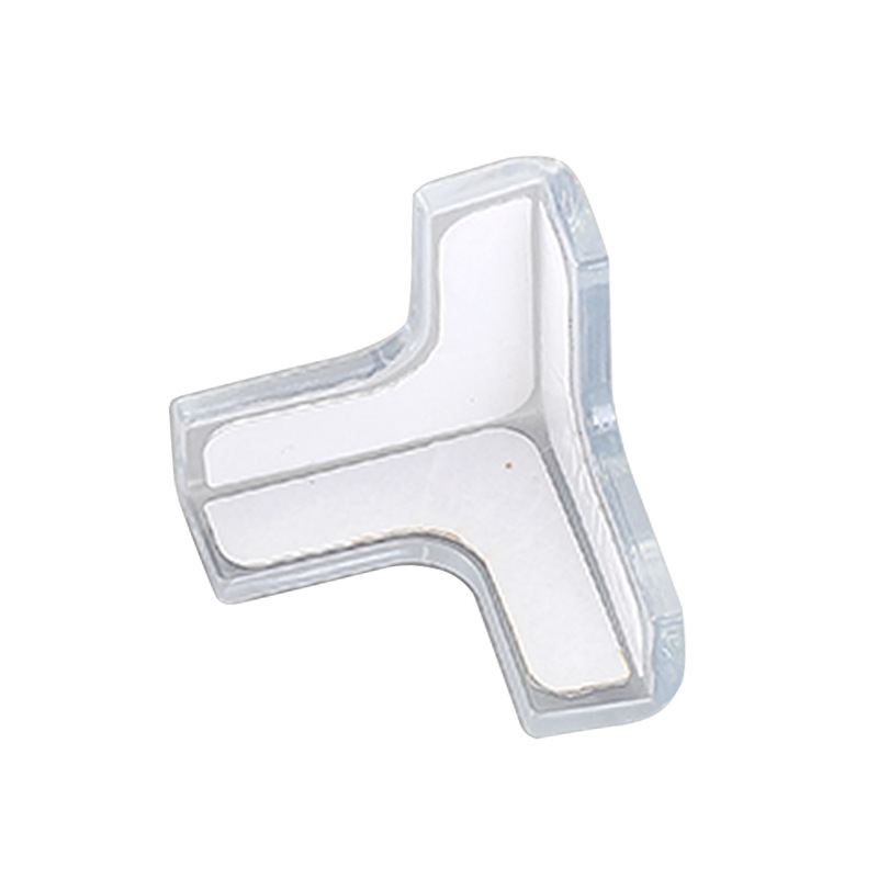 Transparent anti-collision corner protector manufacturers children's silicone protective equipment children's glass tables and chairs table corner protective cover wholesale