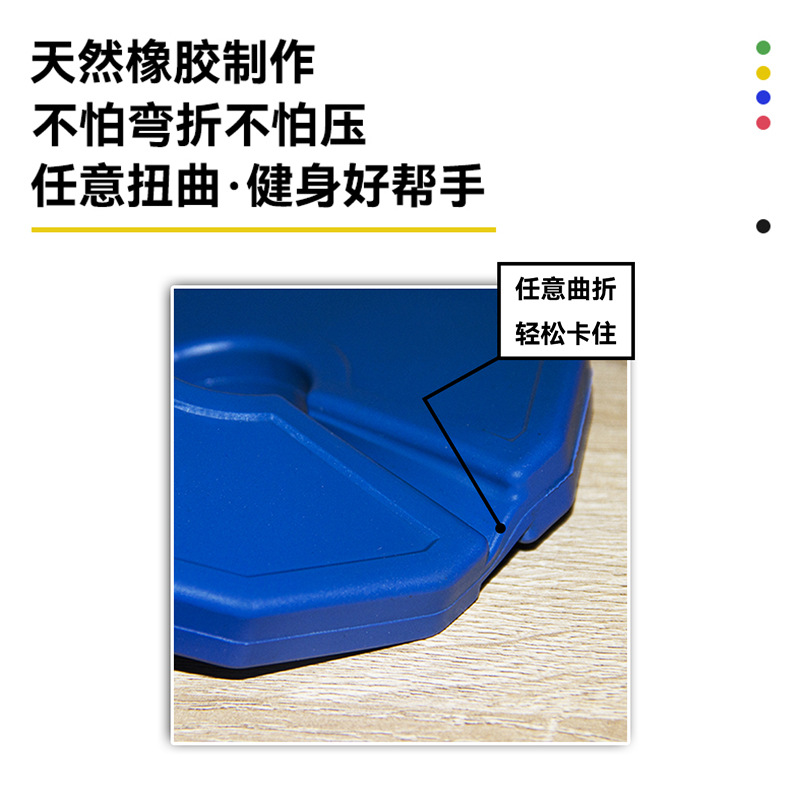 Rubber barbell plate portable opening weight plate 35mm aperture dumbbell weight plate weight plate wholesale