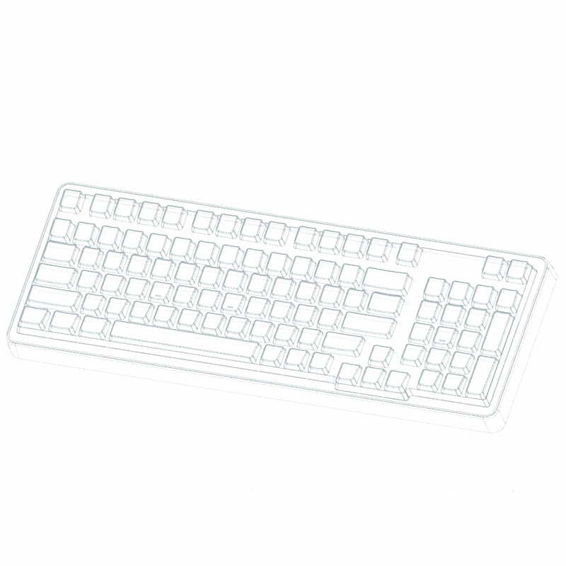 Suitable for Logitech K848 K868 Keyboard Film Full Range of Transparent Keyboard Protective Film Silicone Film Real Factory