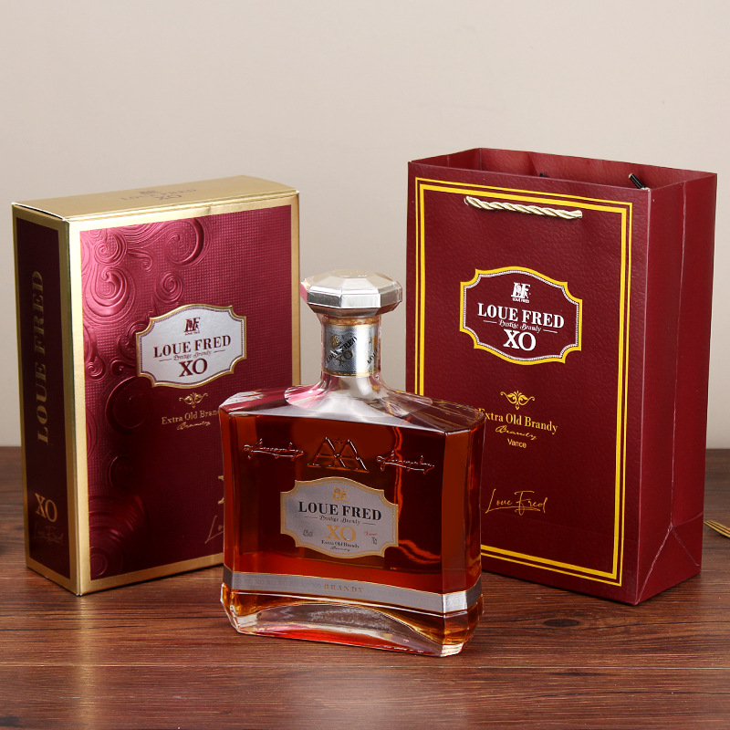 French Imported Vans Xo Brandy Douyin Group Purchase E-Commerce Dropshipping 40-Degree Louis Fred Wine Gift Box
