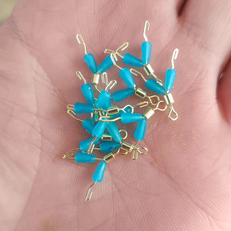 Anti-winding silicone fast sub-wire clamp fork device anti-sub-wire winding eight-ring connector full set of fishing gear accessories