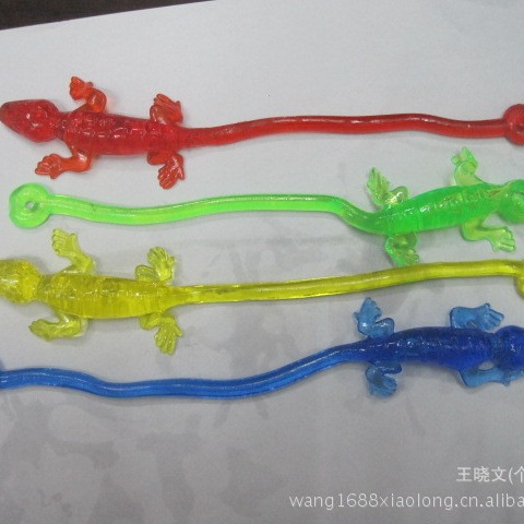 Детская пластиковая игрушка из мягкого материала, вентиляционная липкая ящерица, растягивающаяся игрушка