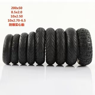 10X2.50 Explosion-Proof Solid Tire Rubber Products Are Highly Elastic and Wear-Resistant. Three Guaranteed Quality Shipped from Factory