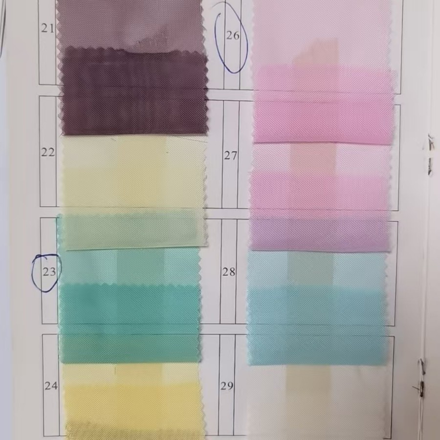 Cross-Border Single String Terylene Pure Color Blackout Curtain Fabric 45Gsm300Cm Source Manufacturer Fabric in Stock