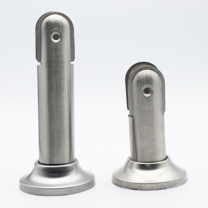 Public toilet toilet partition accessories support foot toilet hardware adjustable bracket zinc alloy stainless steel 304