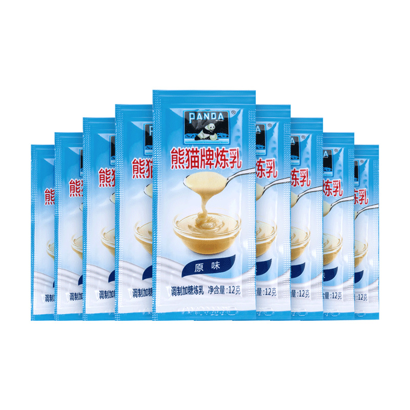 Panda Condensed Milk Condensed Milk Packet Household Commercial Condensed Milk Panda Brand Condensed Milk Baked Sweet Condensed Milk Coffee Milk Tea Condensed Milk