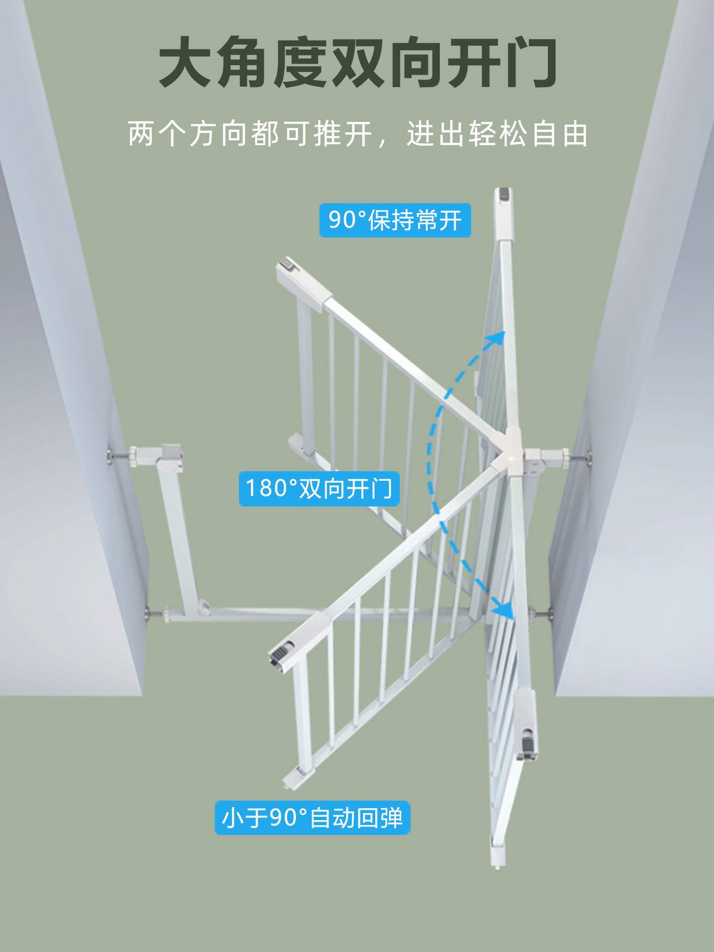 Stair Guardrail, Kids Safety Gate, Baby Gate Guardrail, Baby Door Guardrail, Kitchen Pet Fence Pole