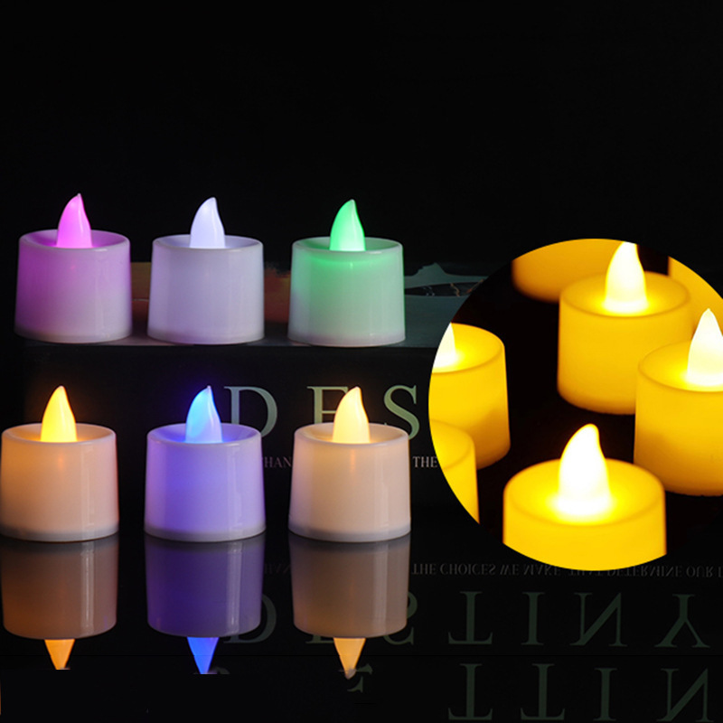 Electronic candle lamp led candle lamp creative wedding birthday wedding candle venue layout props electronic candle