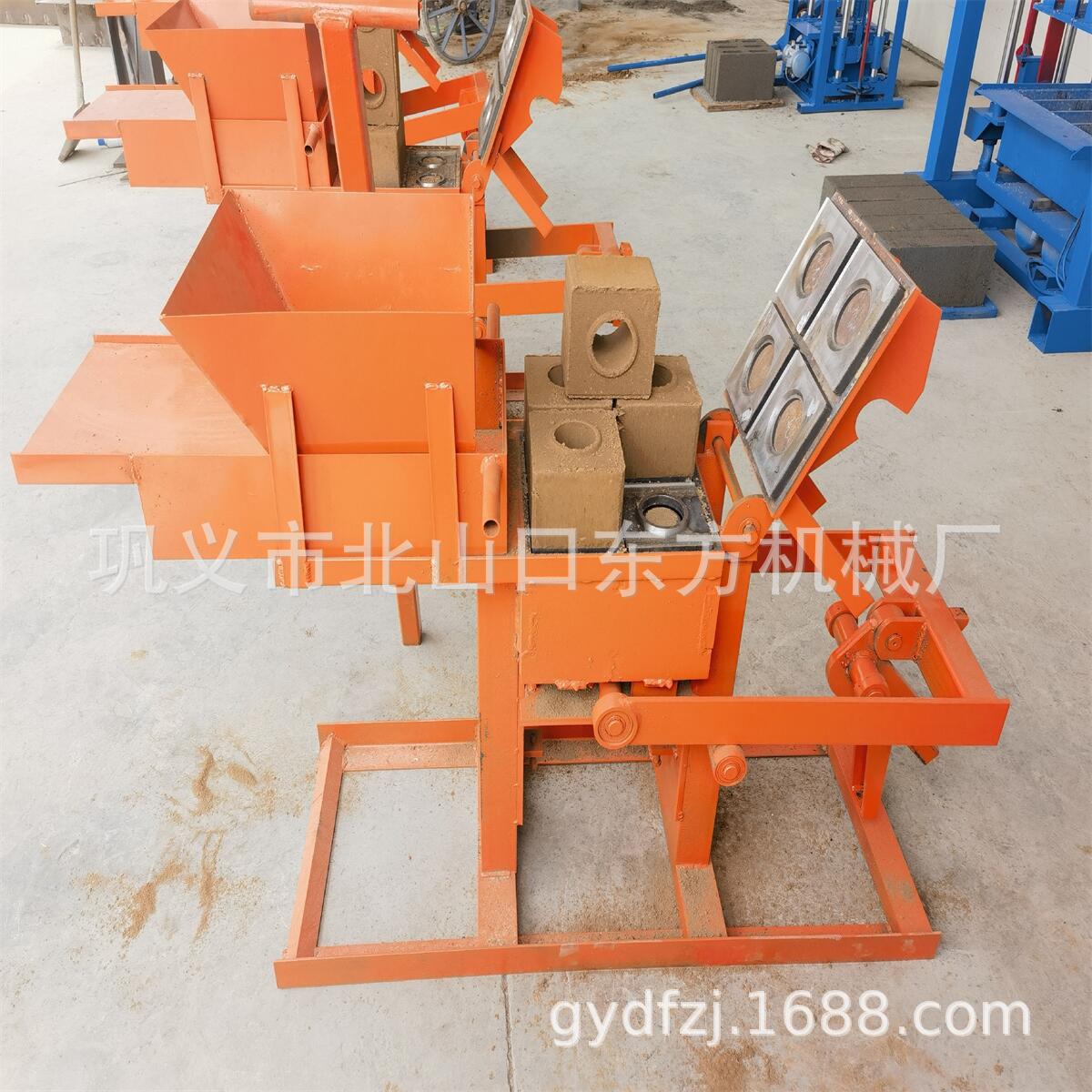 Hot Sale African Clay Brick Machine Manual Building Block Earth Brick Machine Hand Pressure Lego Earth Machine Save Labor