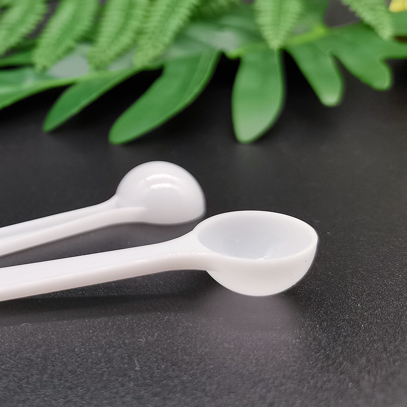 1g Measuring Spoon 1g Plastic Spoon 2ml Powder Liquid Salt Spoon Small White Measuring Spoon Plastic Small Spoon