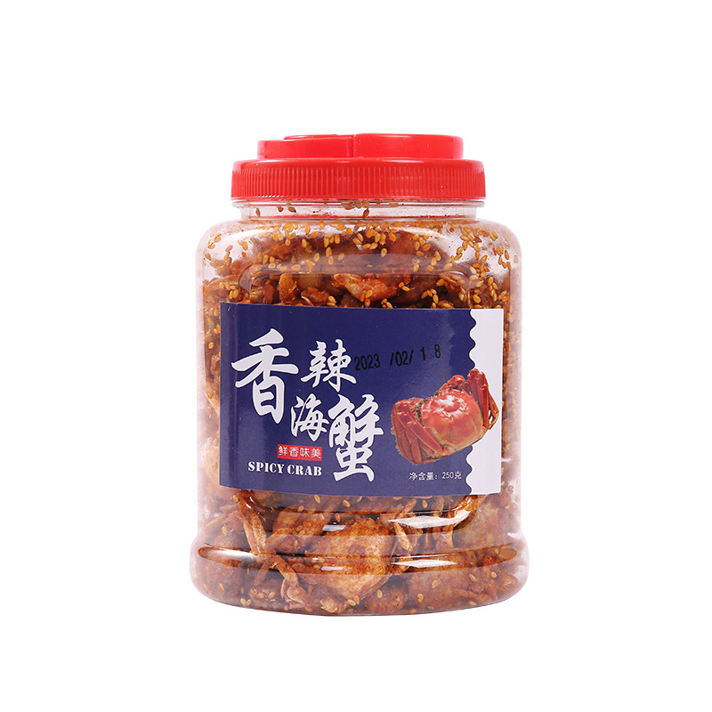 Net red snacks spicy crab instant spicy crab 8090 small snacks manufacturers wholesale