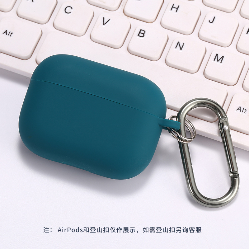 Suitable for Apple Headphone Protective Cover 2/3 Generation Airpods4 Protective Cover Silicone Airpodspro3 Protective Cover