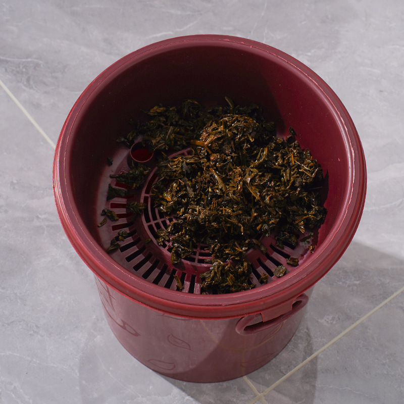 Tea Bucket Plastic Lidded Tea Residue Bucket Household Tea Filter Residue Separation Trash Can Tea Set Accessories Waste Water Bucket