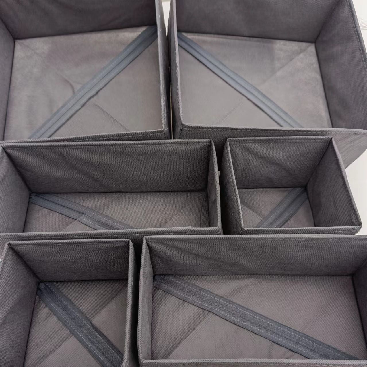 Foldable Non-woven Storage Six-piece Set suit Underwear Underwear Underwear Bra Storage Box Socks Drawer-type Storage Box