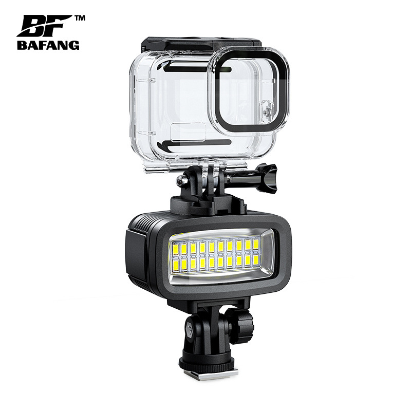Bafang Diving Photography Fill Light Is Suitable for Gopro Action Cameras, Underwater Fill Light, Water and Land Fill Light