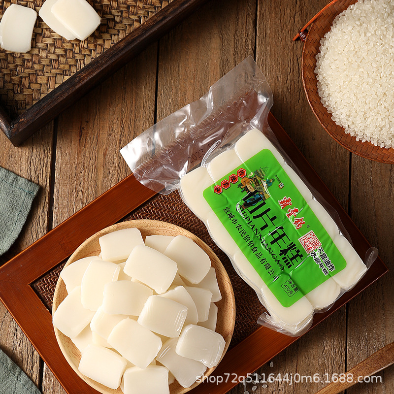 Нарезанный рисовый пирог, вкус Нинбо, оптовые нарезки рисового пирога, вакуумные ингредиенты, ручная работа, жареный рисовый пирог, оптовая цена