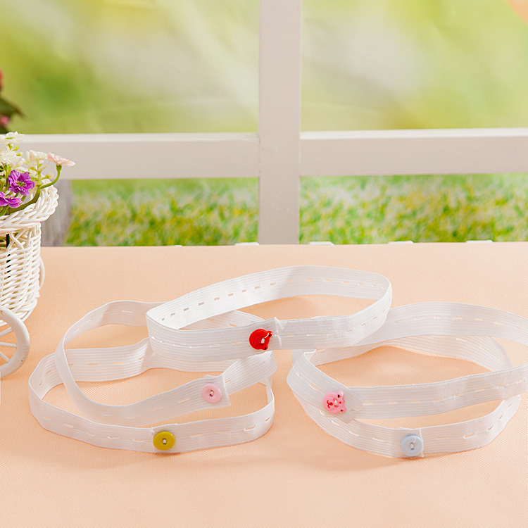 Feige 2*50cm Baby Simple Diaper Buckle Diaper Fixed Elastic Band Elastic Band Diaper Fixed Buckle Wholesale