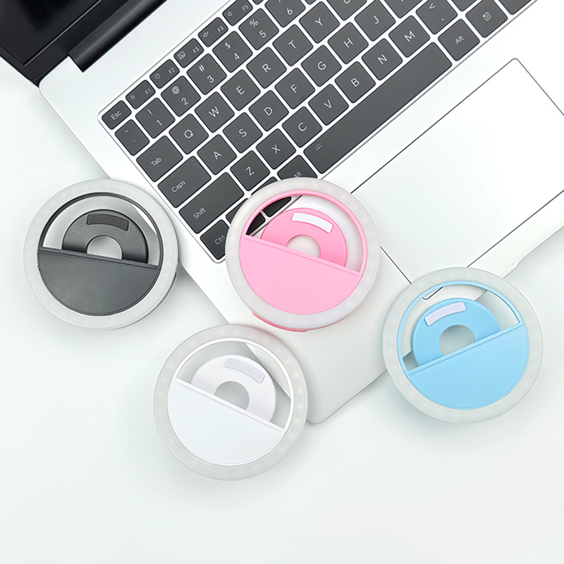 Factory direct RK12 mobile phone light LED self-timer beauty live light USB charging light wholesale