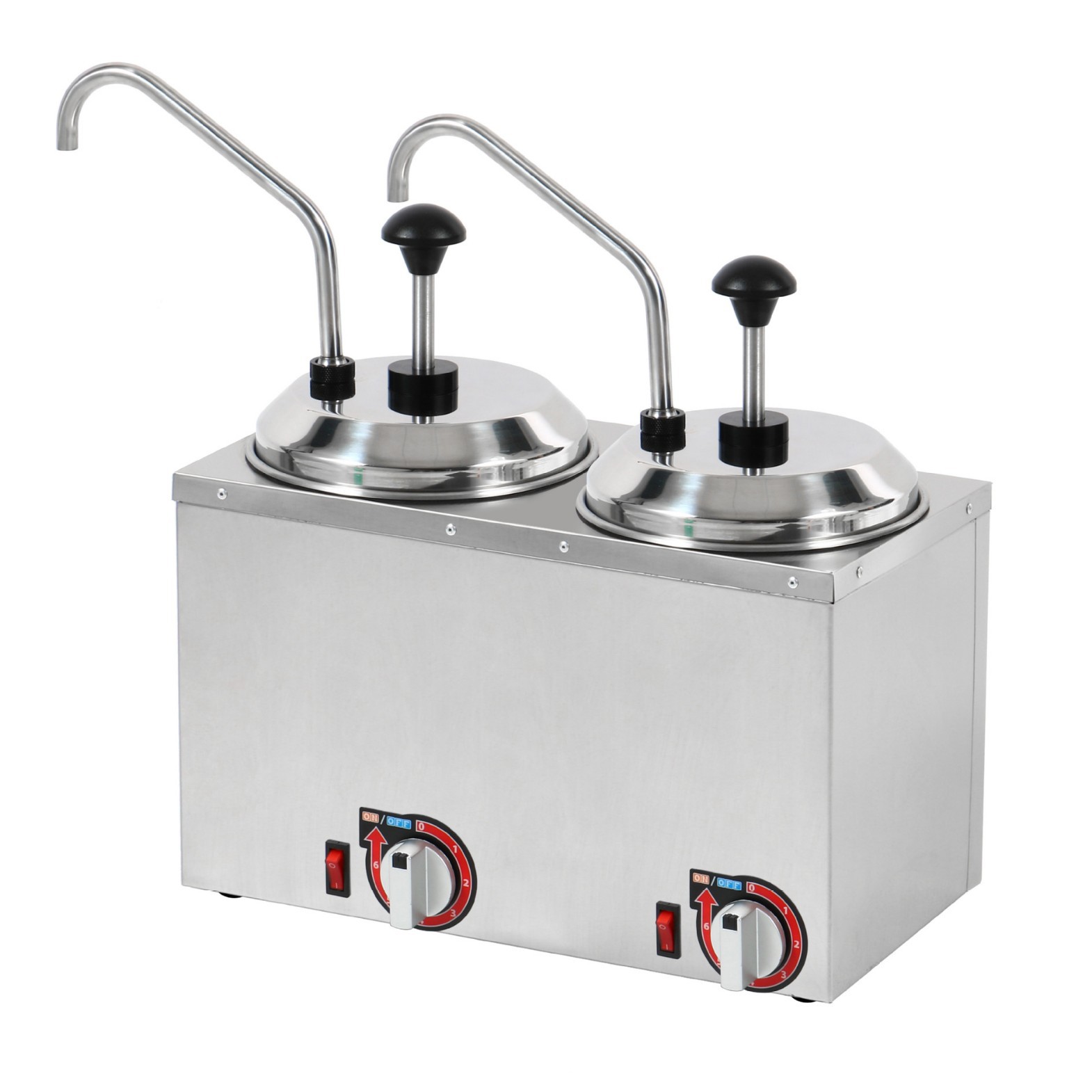 Electric Cheese Cheese Machine Dispenser Single Head Square Stainless Steel Electric Sauce Pump Cheese Heat Preservation Heating Dispenser