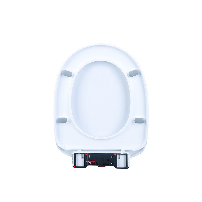 Thickened Toilet Seat with Slow Descent, Household Flush Toilet Seat Cover, Uvo Type Accessories, Old-Fashioned