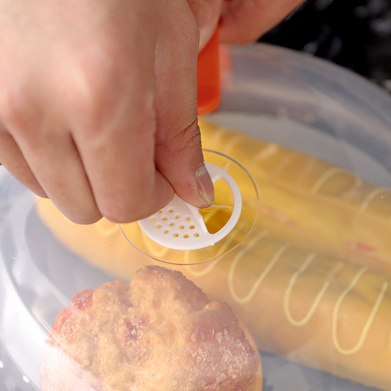 Spot Wholesale Transparent Dish Cover, High Temperature Plastic Microwave Oven Heating Cover, Fresh Food Microwave Oven Splash-Proof Cover