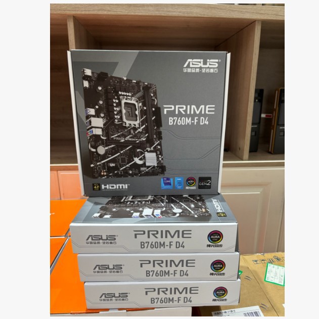 Материнская плата Asus Prime B760M-F D4 Argb все твердотельные M.2