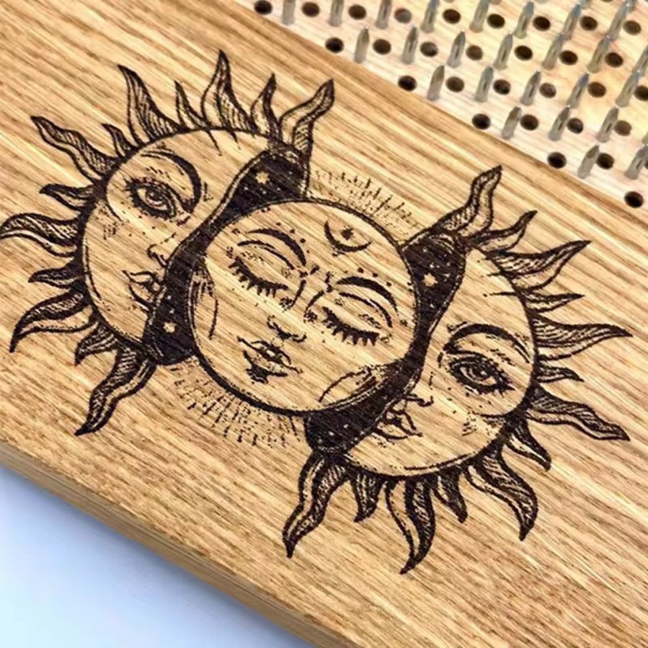 Cross-Border Creative Yoga Meditation Foot Pedal Wooden Yoga Board Zen Yoga Practice Board Acupuncture Massage Relaxation Board