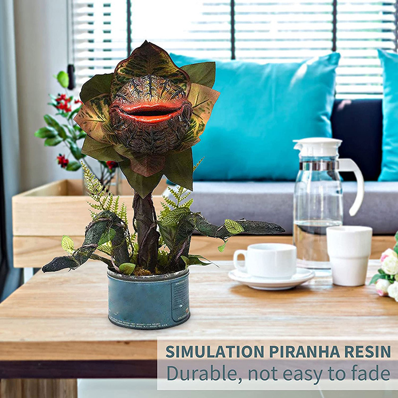 Outdoor Garden Decorative Figurine, Flower Pot Decoration, Craft, Detachable Model, Resin Carnivorous Plant