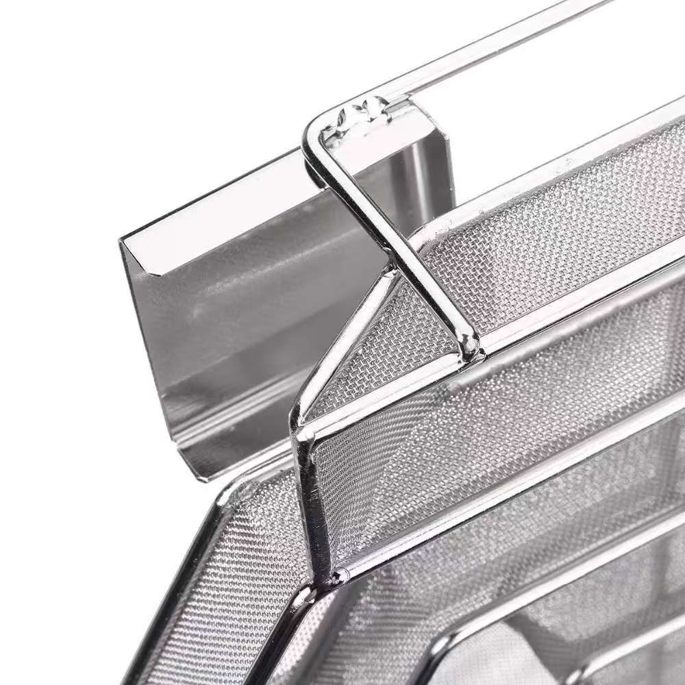 304 Stainless Steel Hexagonal Smoke Tray Outdoor Barbecue Bbq Cold Smoke Generator Smoked Meat Smoked Sausage Smoked Mesh Basket