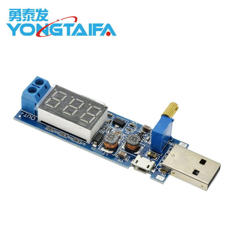 Dc-Dc USB Boost Power Supply Voltage Regulator Module 5V to 3.3V 9V 12V 24V Desktop Power Supply Module