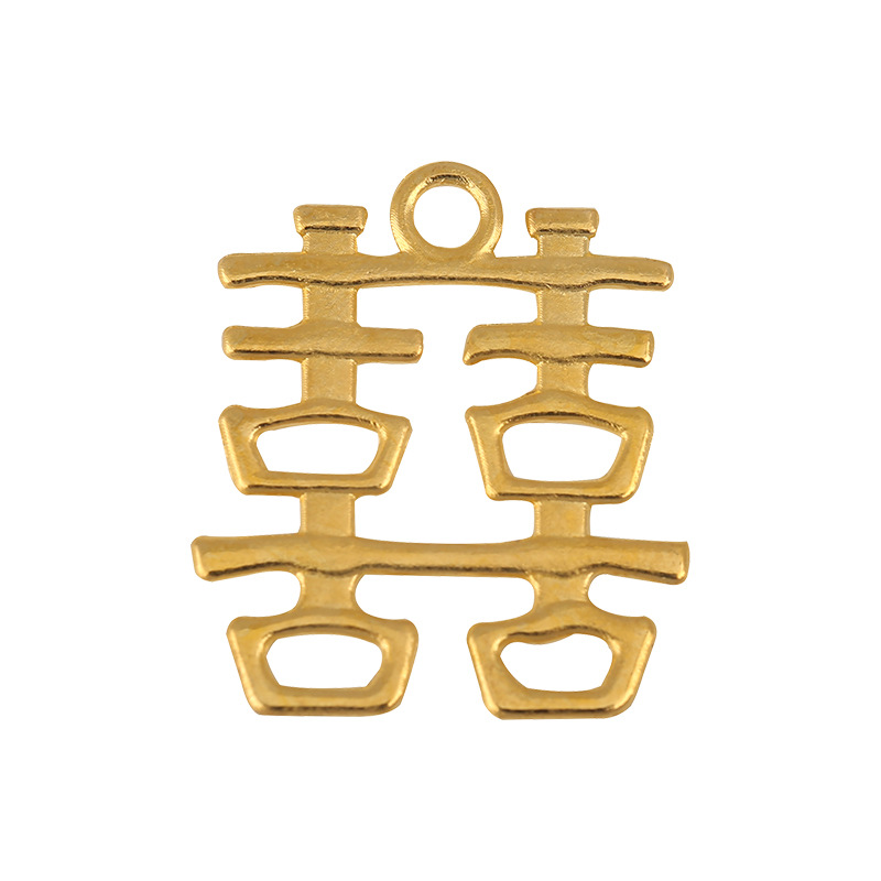 Alloy Festive Character Festive Wedding Products Candy Box Candy Bag Small Metal Accessories Chinese Style Decorative Pendant