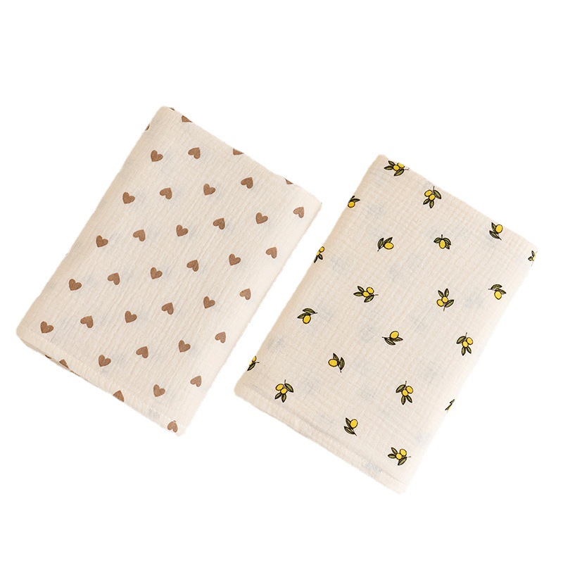 ins Korean style Baby double-layer gauze bath towel newborn baby absorbent summer thin bath towel