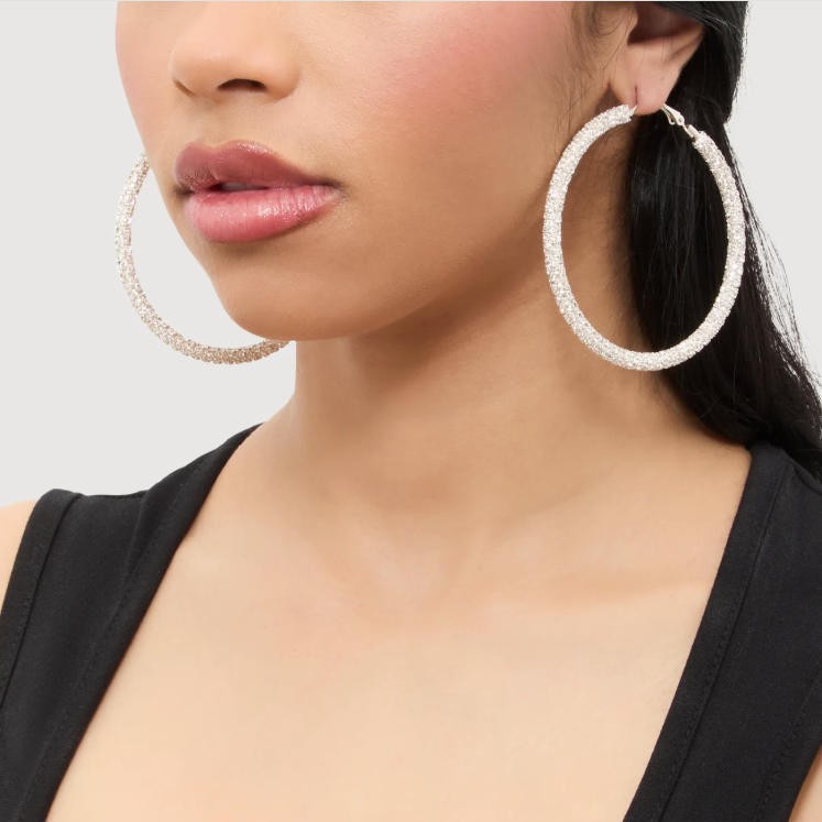 Серьги с цепочкой из меди с алмазным покрытием 5.0 см звёздного неба, изысканный стиль