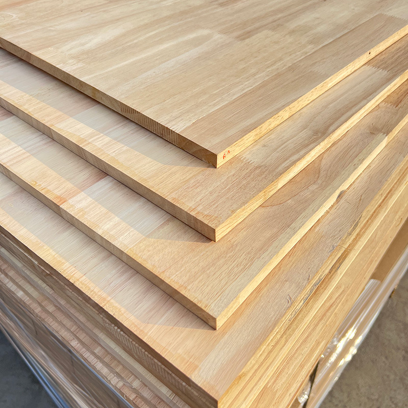 Оптовая плита из массива древесины, резиновая древесина, многослойная плита, плита с толстыми пальцевыми соединениями
