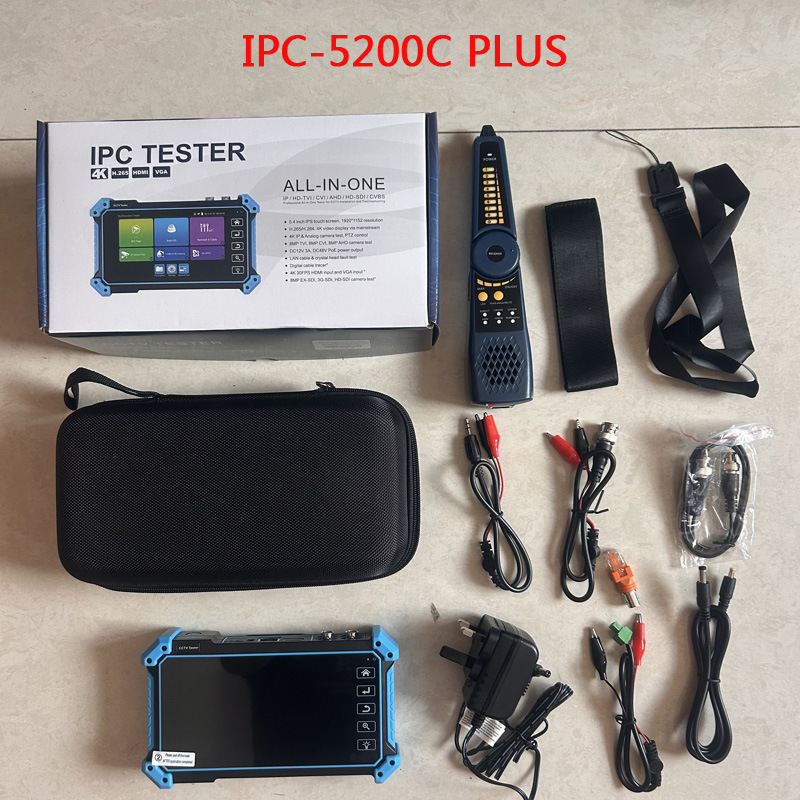 Netcom IPC-5100/5200Plus Monitoring Engineering Treasure Network Analog Coaxial Tester HDMI/VGA