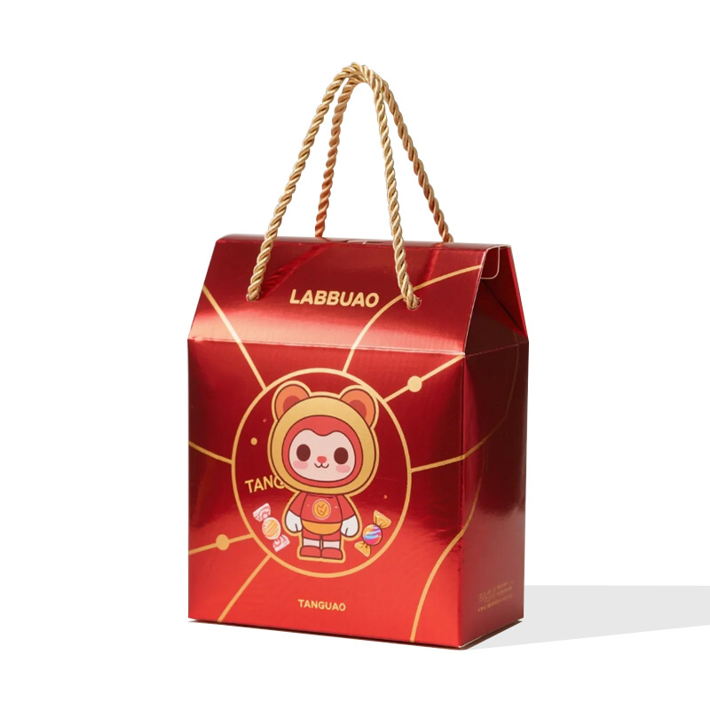 Labubu Shopping Mall Gift Box Version Custom-Made Gift Boxes Festive Source Factory Custom-Made Gifts with Gold Stamping